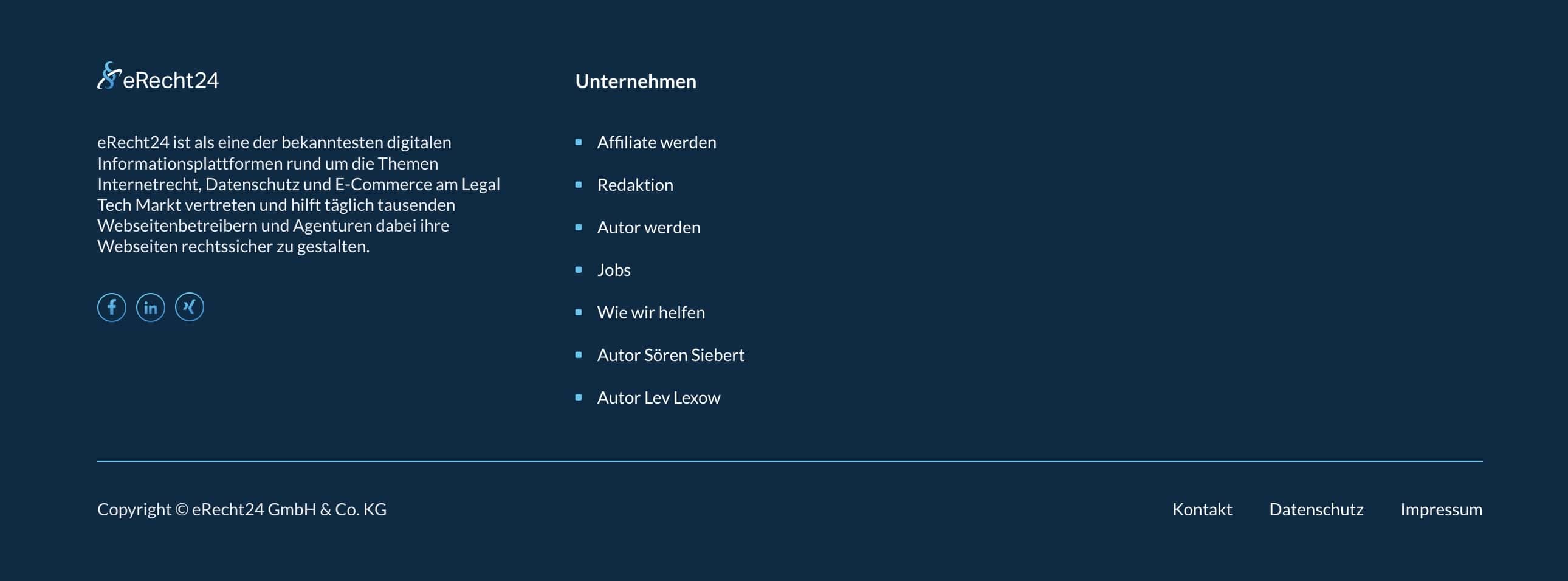 erecht24 datenschutzerklaerung