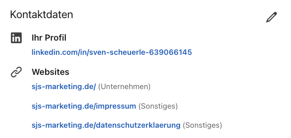 linkedin kontaktdaten datenschutz